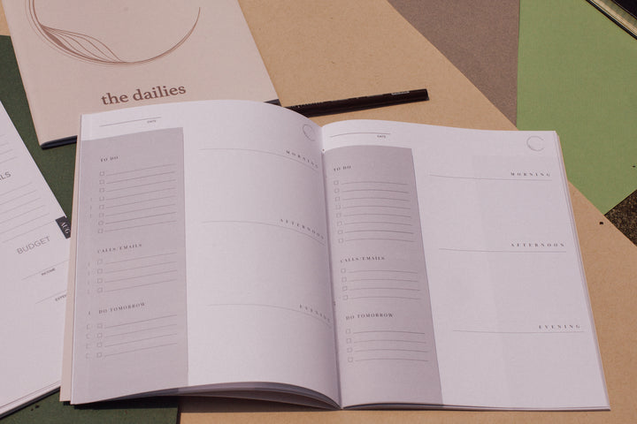 The Dailies: 30 Day Planner (Undated)